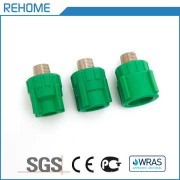 Green White Color 40mm PPR Coupling for Water Supply